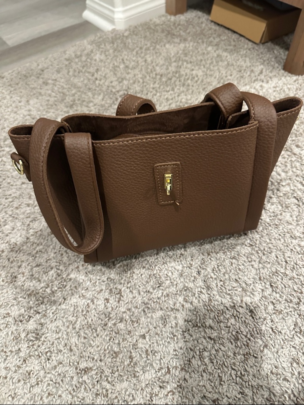 Classic Brown Women's Tote Bag - Unbranded
